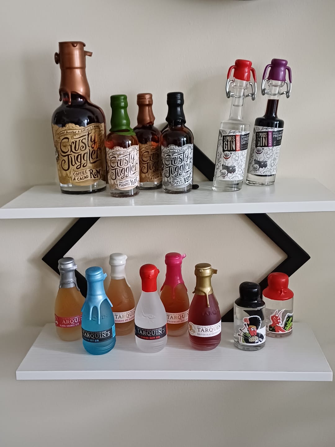Customer photo review of Crusty Juggler Miniature Rum Selection