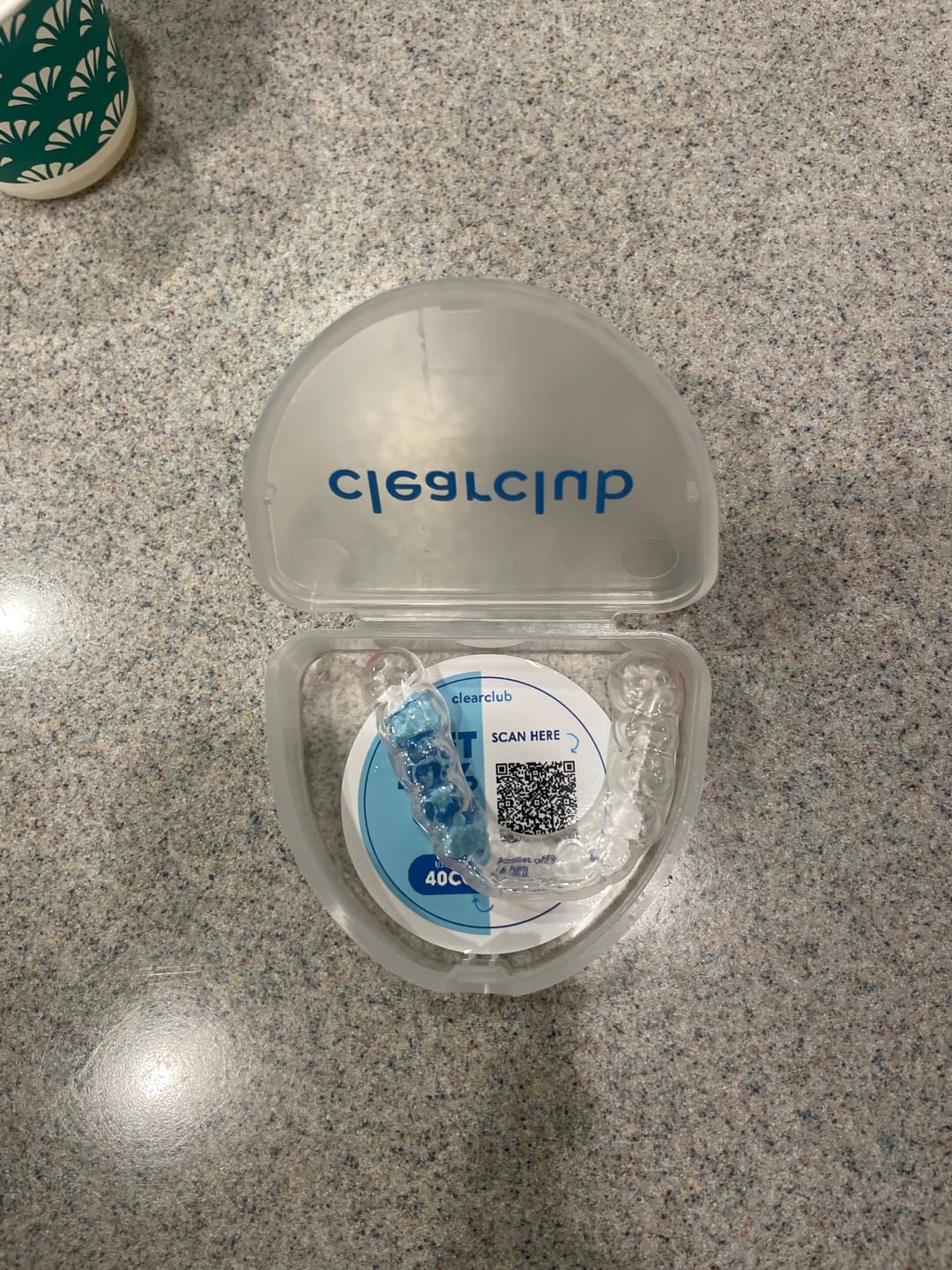 Customer photo review of Clear Custom Night Guard