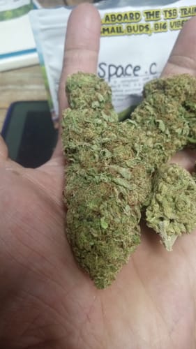 Customer photo review of Space Candy THCA Flower