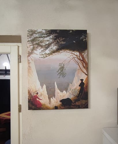Customer photo review of Chalk Cliffs on Rügen | Caspar David Friedrich | 1818