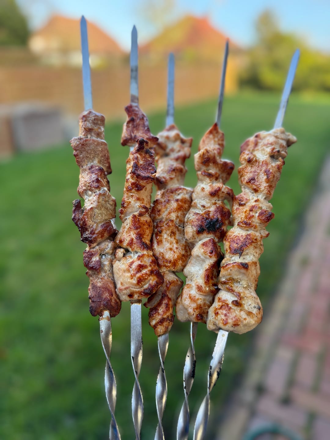 Customer photo review of Lamm-Schaschlik-Original – zart mariniert aus der Lammkeule | mySchaschlik
