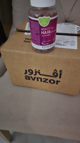 Customer photo review of Sensilab Beauty Hair & Nails Gummies - 60 Count