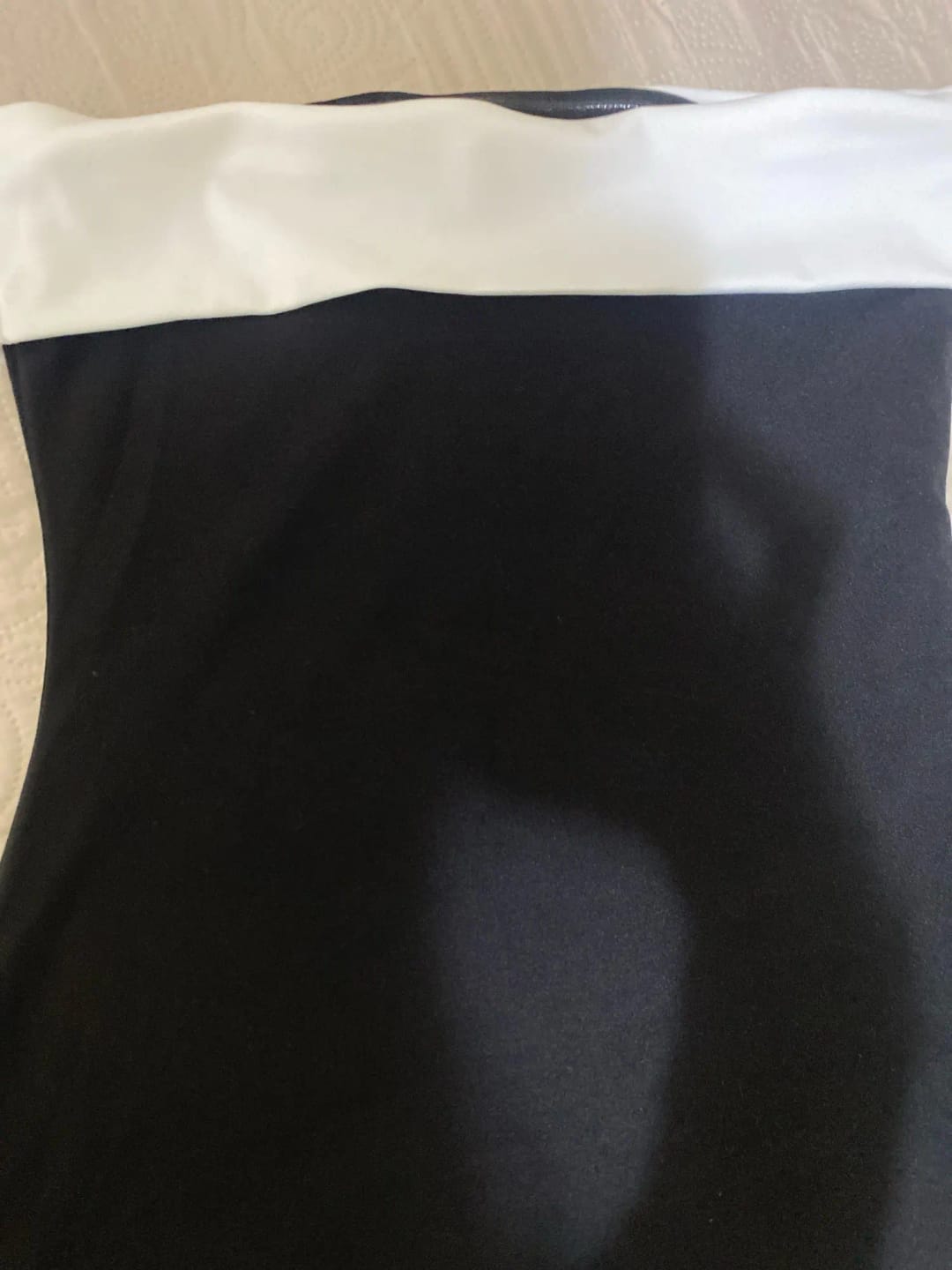Customer photo review of Barbara Strapless Mini Dress