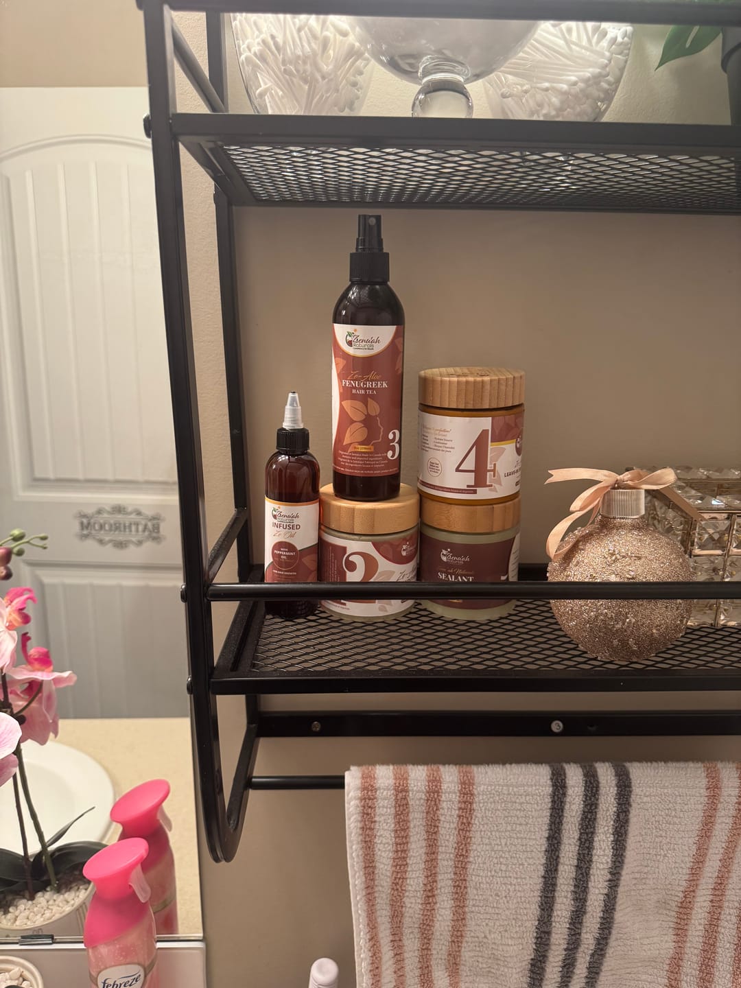 Customer photo review of Infused Ze Oil – Herbal Nourishing Scalp Blend