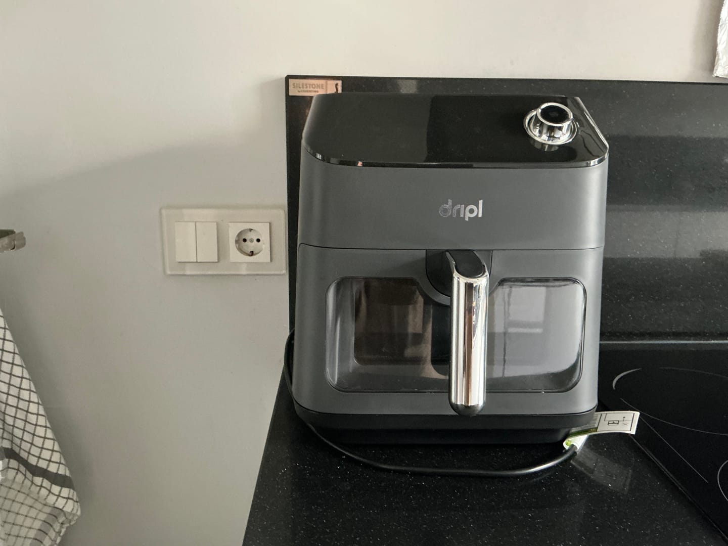 Customer photo review of Dripl Heißluftfritteuse 5,7L mit LCD Touchscreen