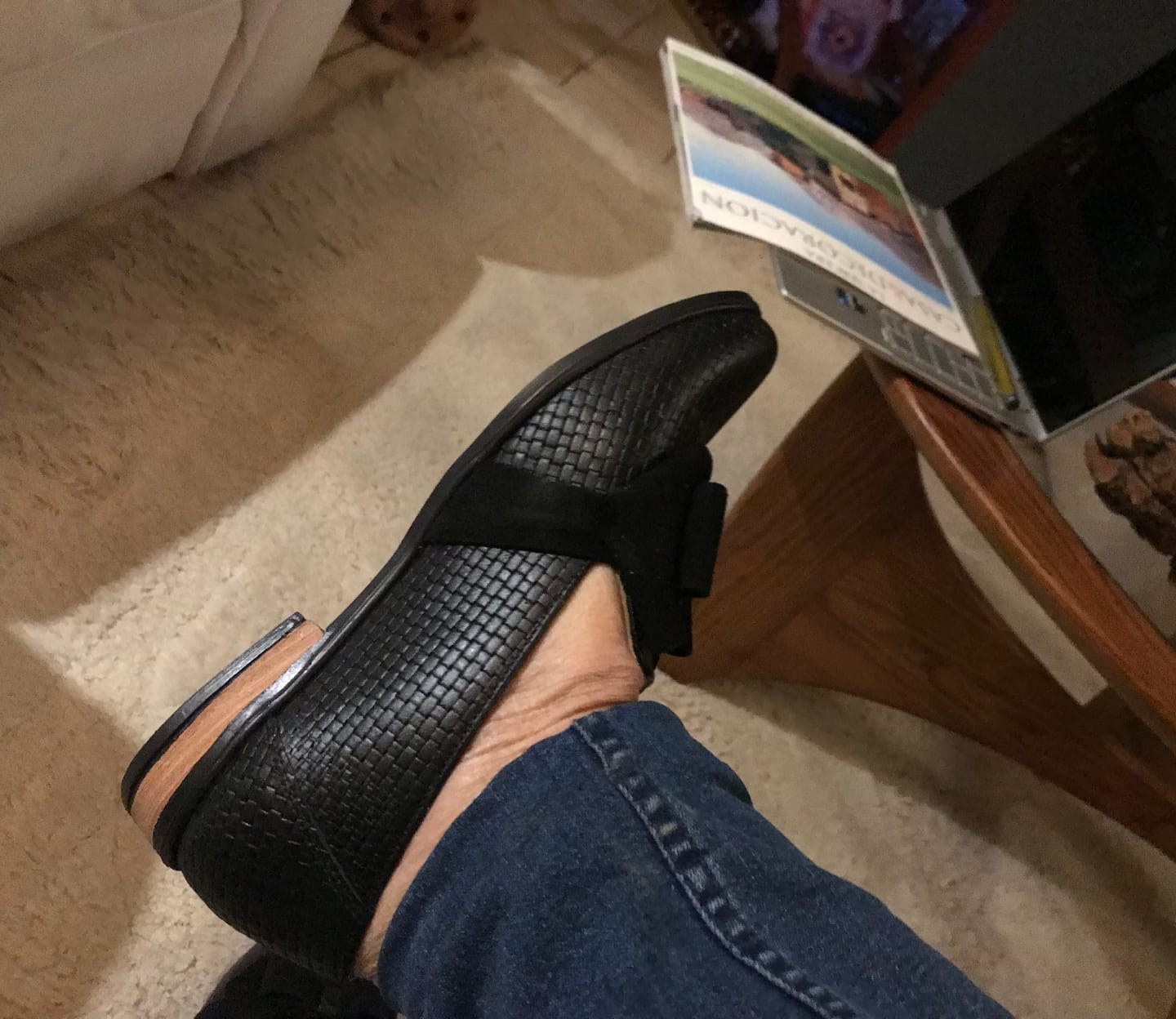 Customer photo review of Mocasín Rosita Amatista