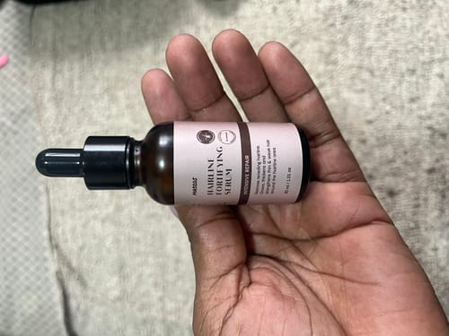 Customer photo review of New Formula: Hairline Fortifying Serum 30ml