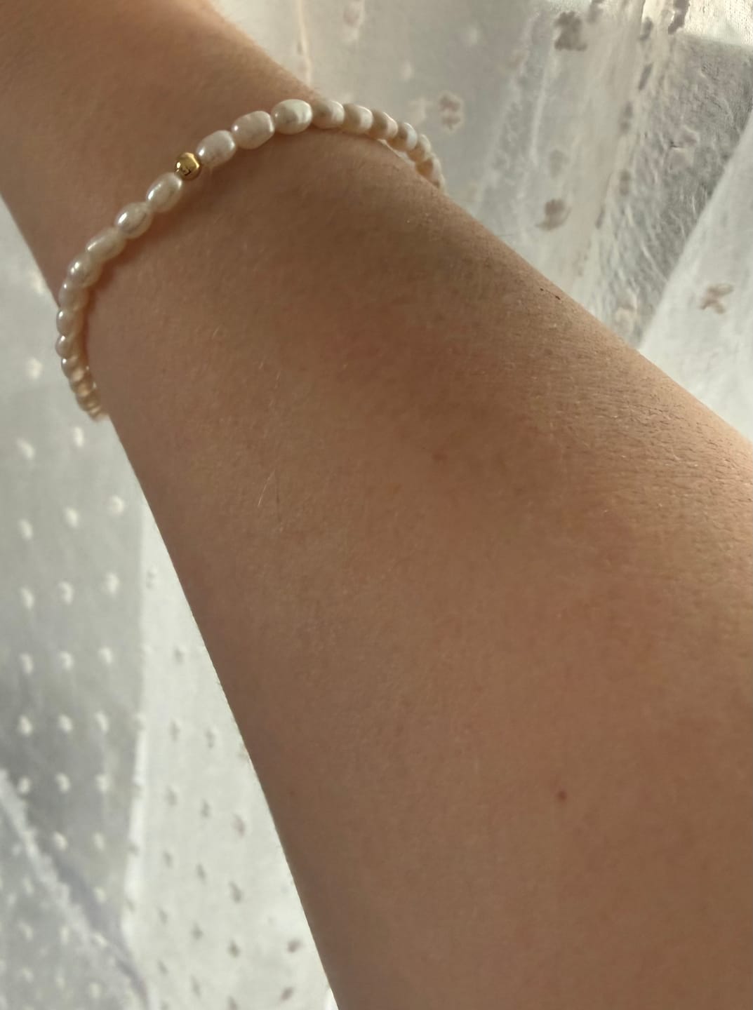 Customer photo review of Gaia Süßwasserperlen Armband