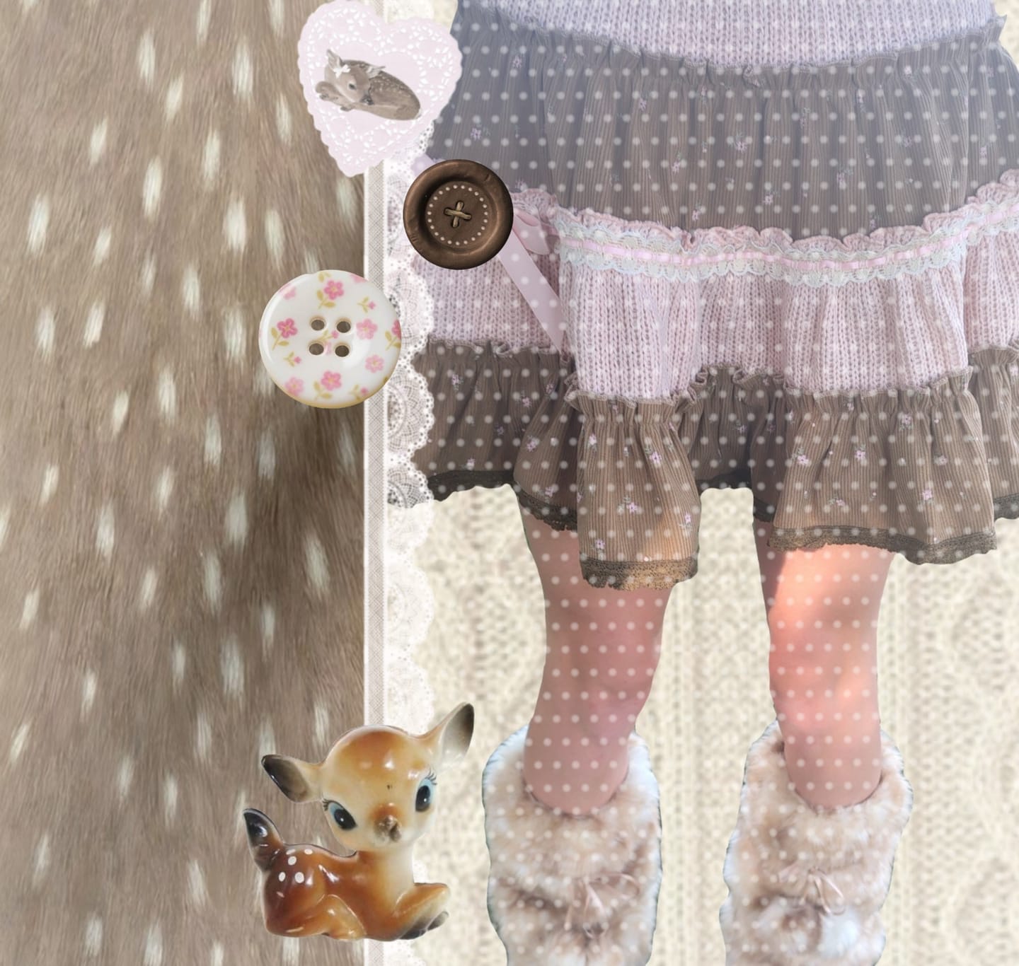 Customer photo review of Rose Island Strawberry Brownie Mini Skirt