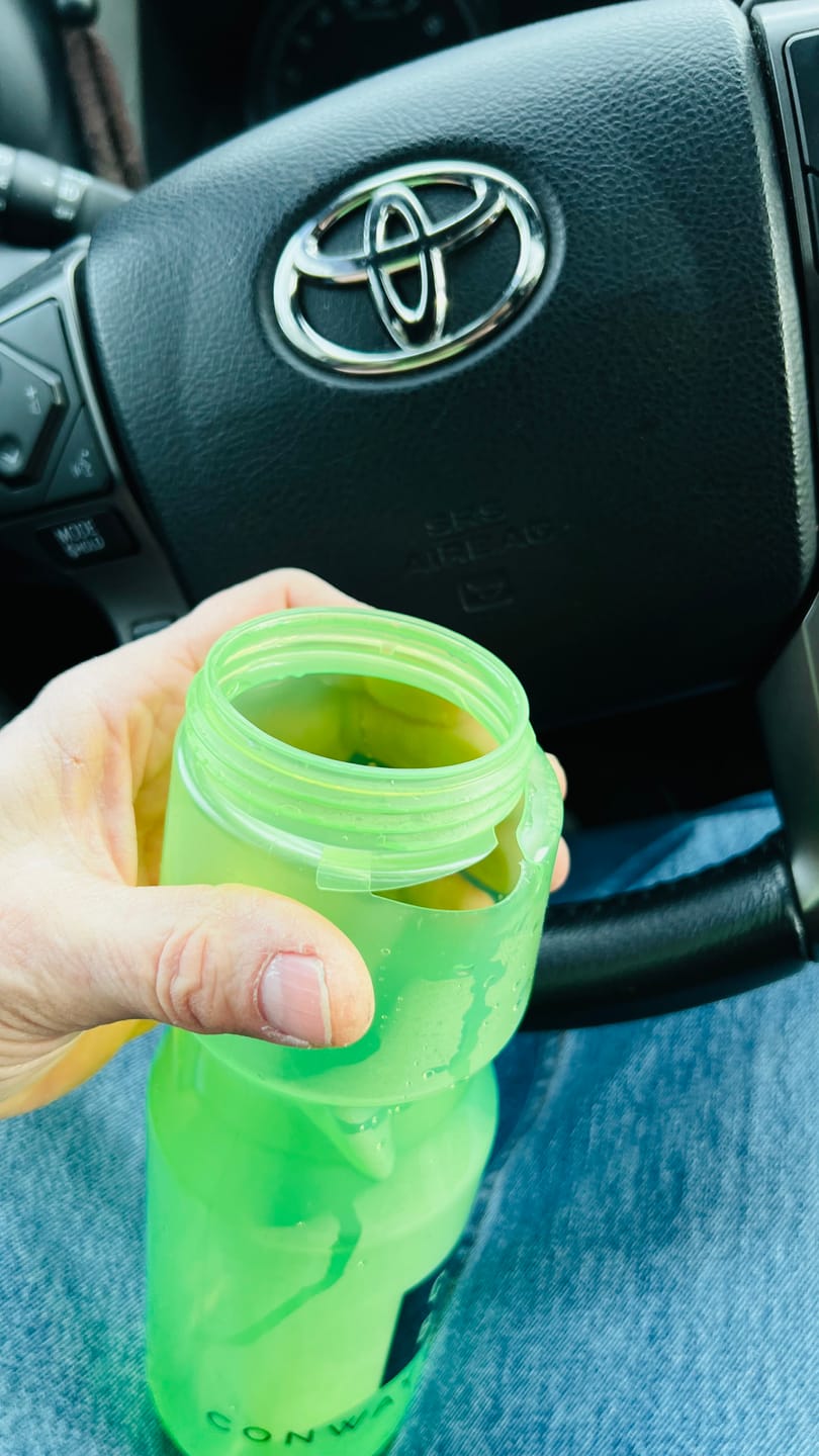 Customer photo review of Conway+Banks Jetfuel Squirt Bottle