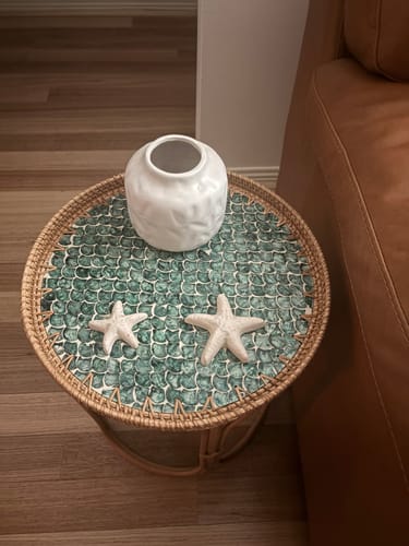Customer photo review of Sirena Rattan Table Set