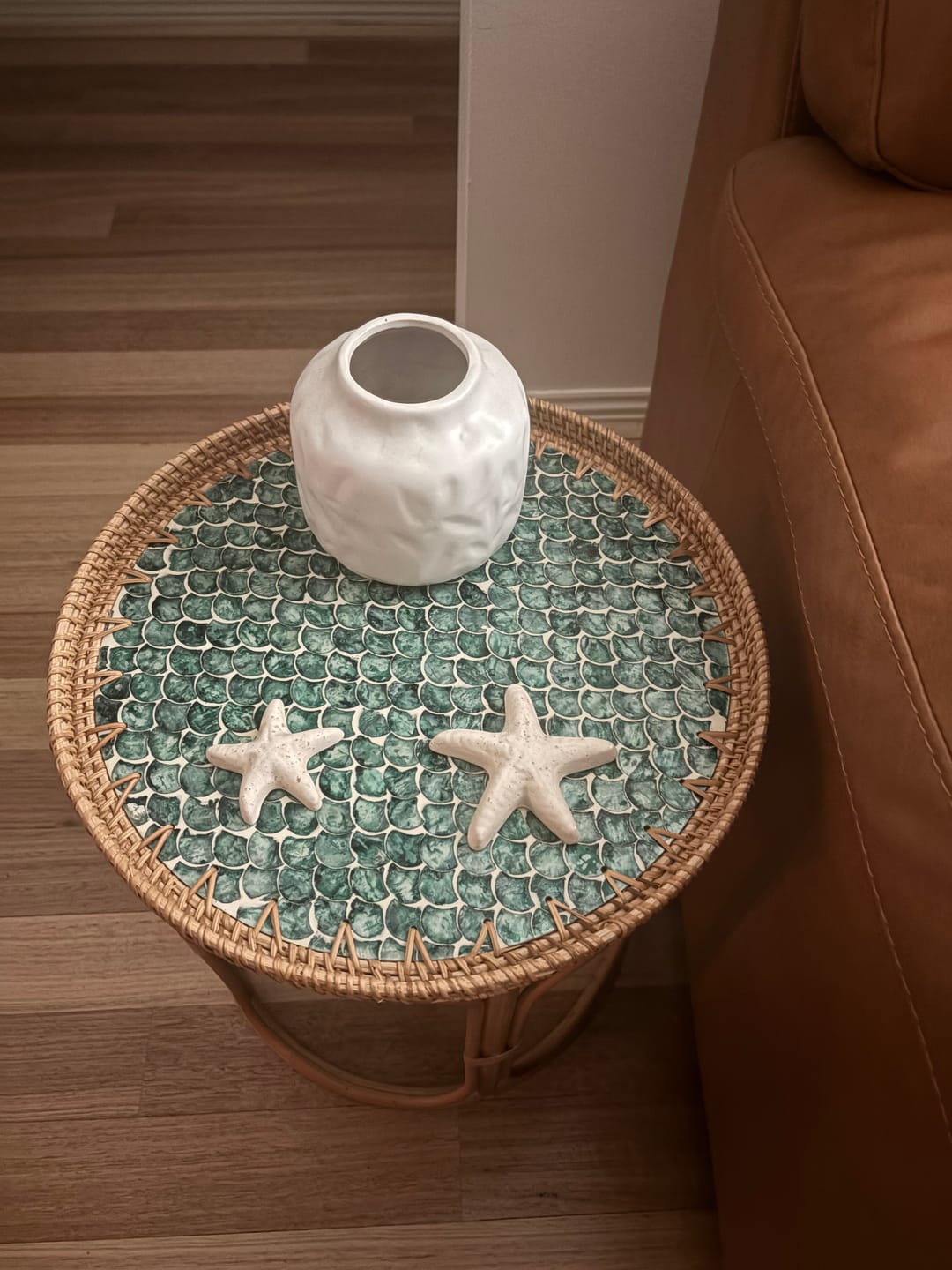 Customer photo review of Sirena Rattan Table Set