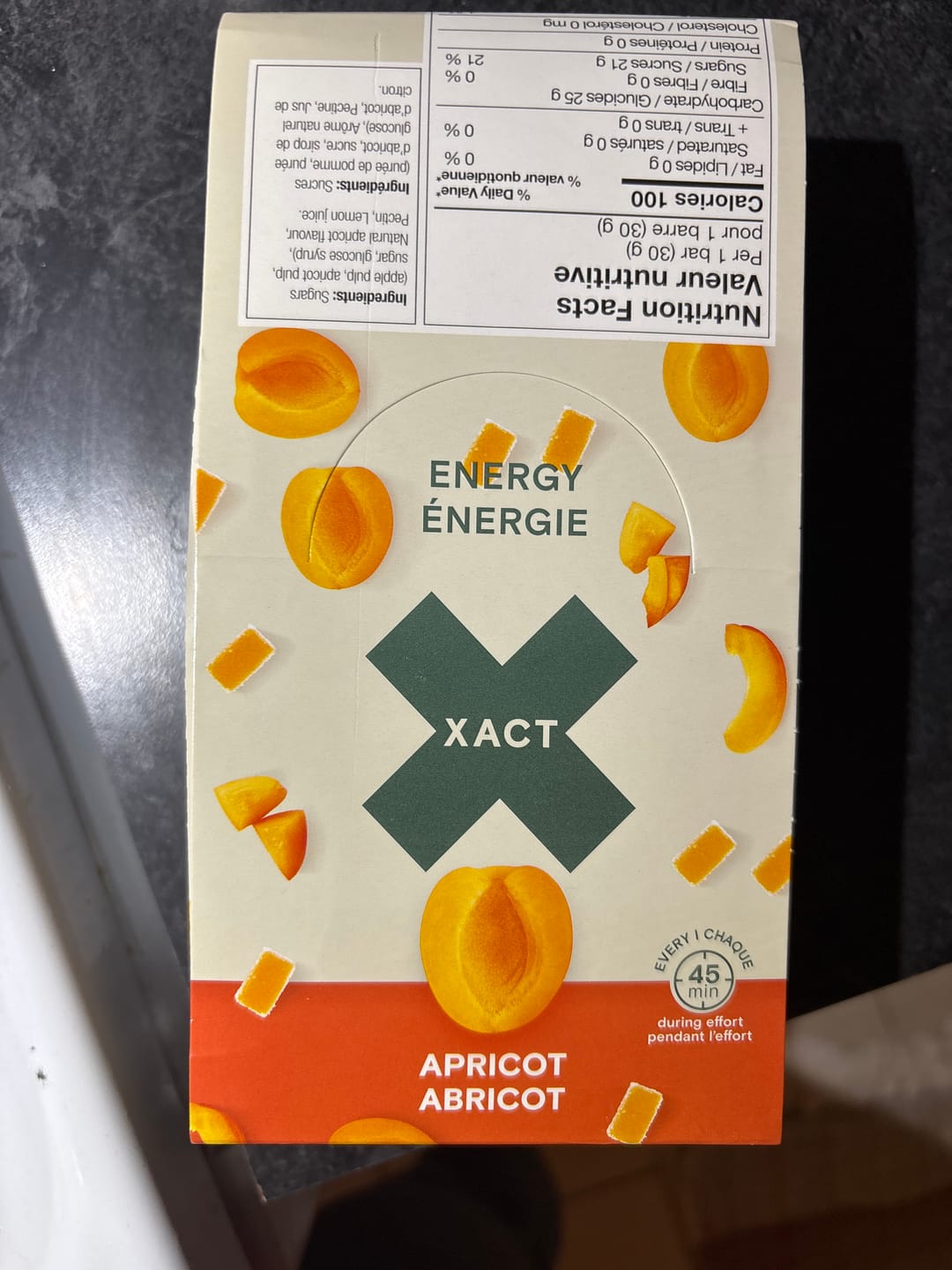 Customer photo review of XACT Energy Bars