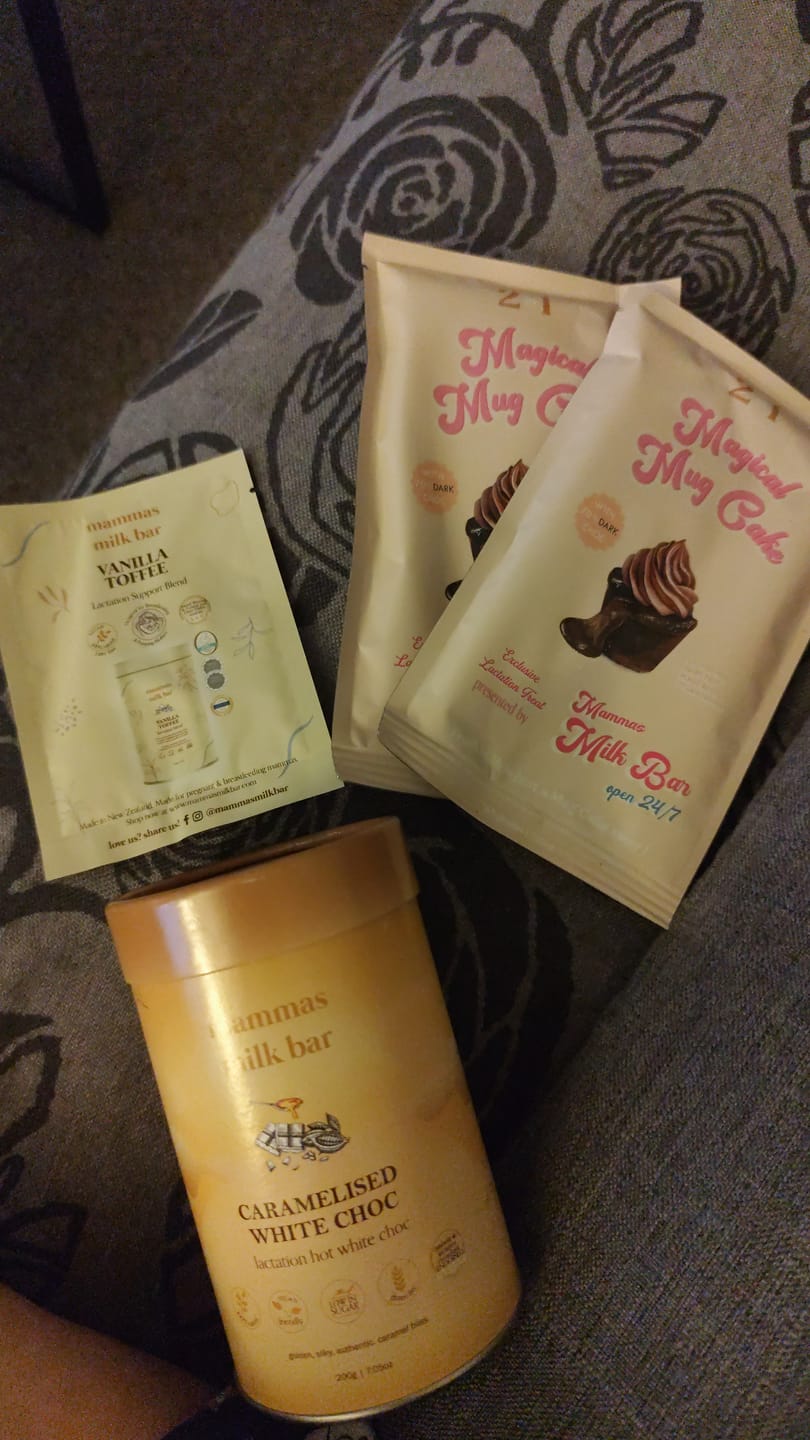 Customer photo review of Lactation Caramelised White Hot Chocolate