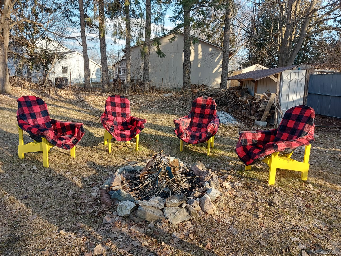 Customer photo review of The Chair Blanket