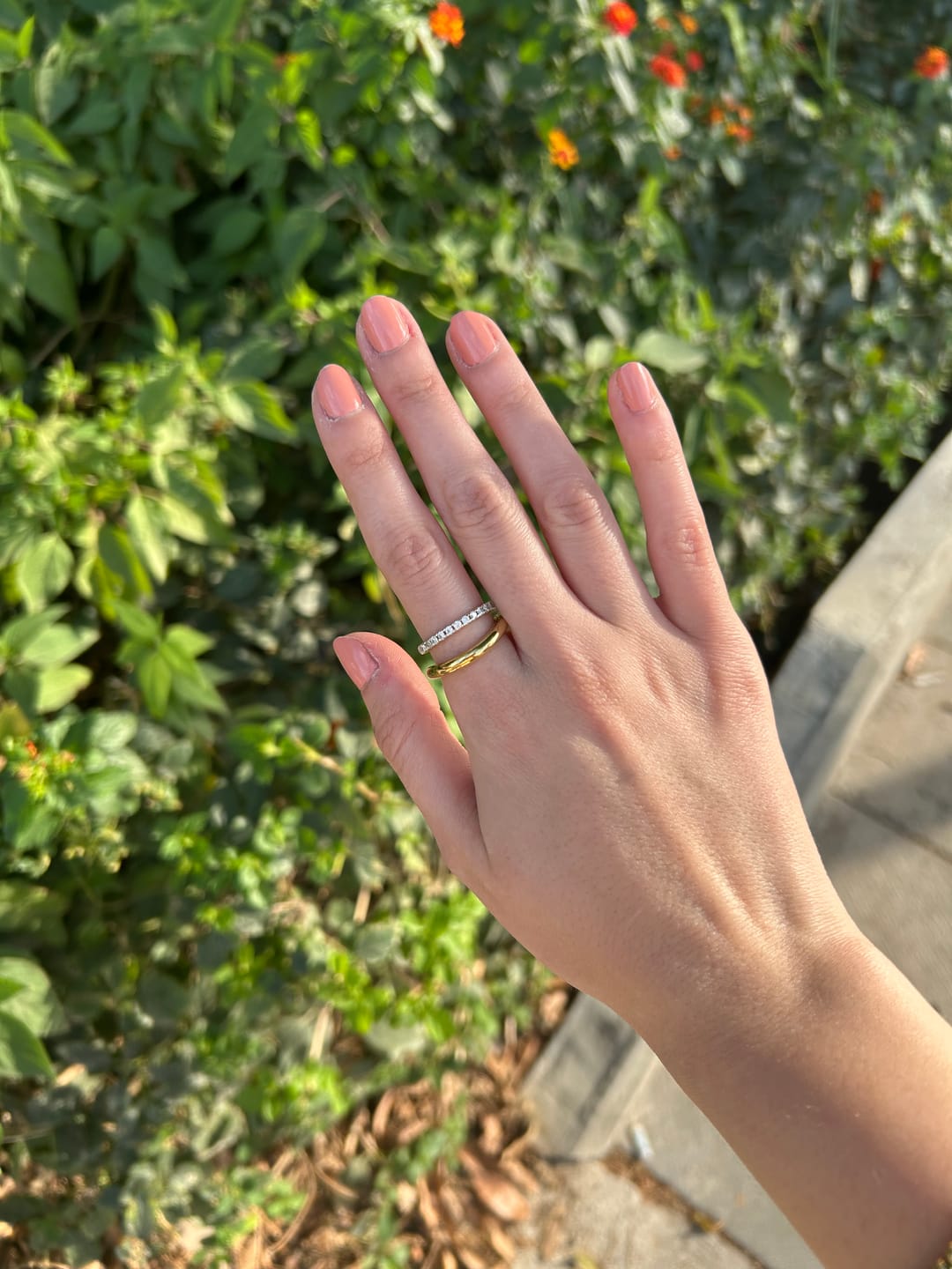 Customer photo review of Anillo Delgado Ondulado 3 mm