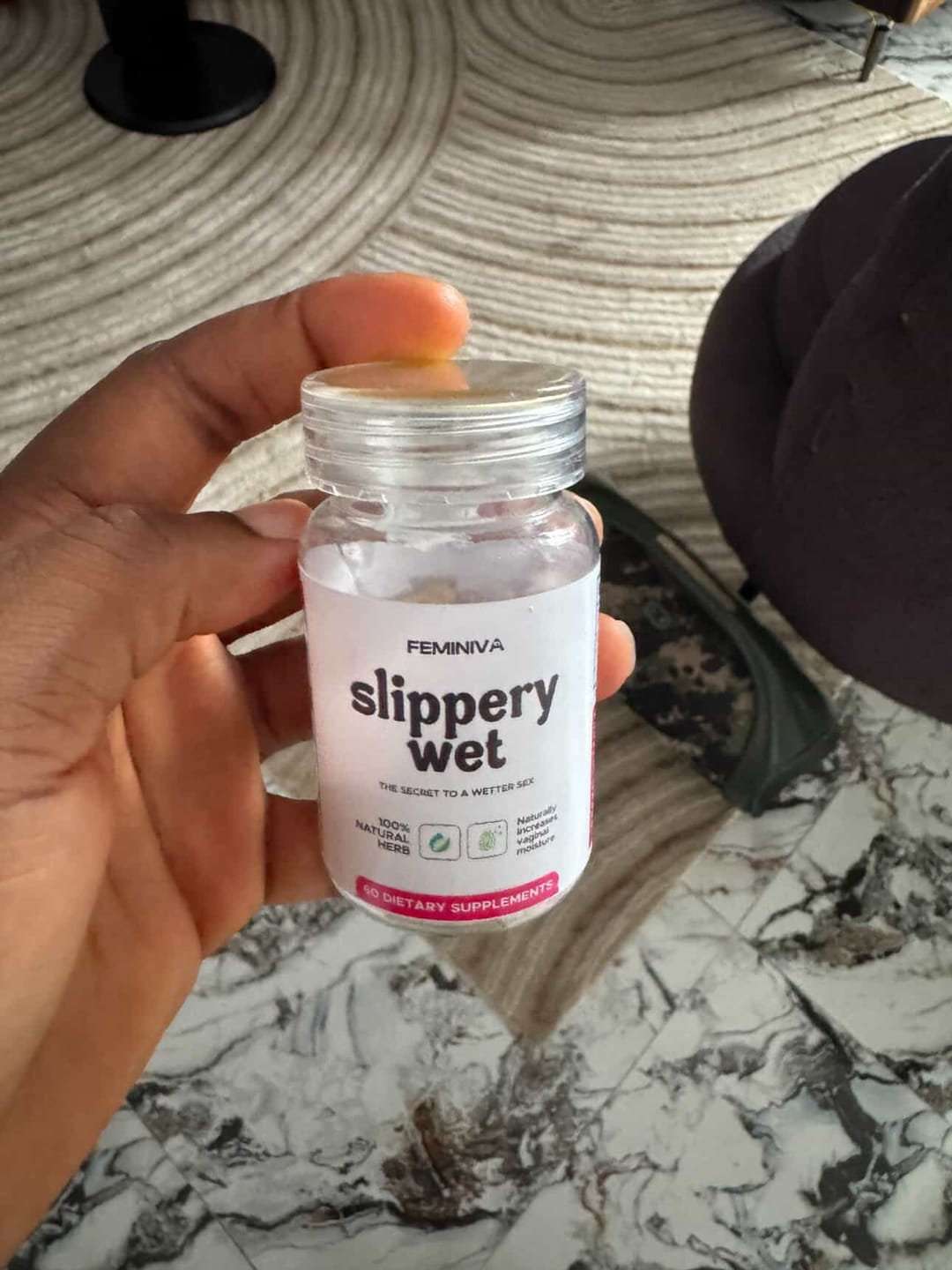 Customer photo review of SLIPPERY WET