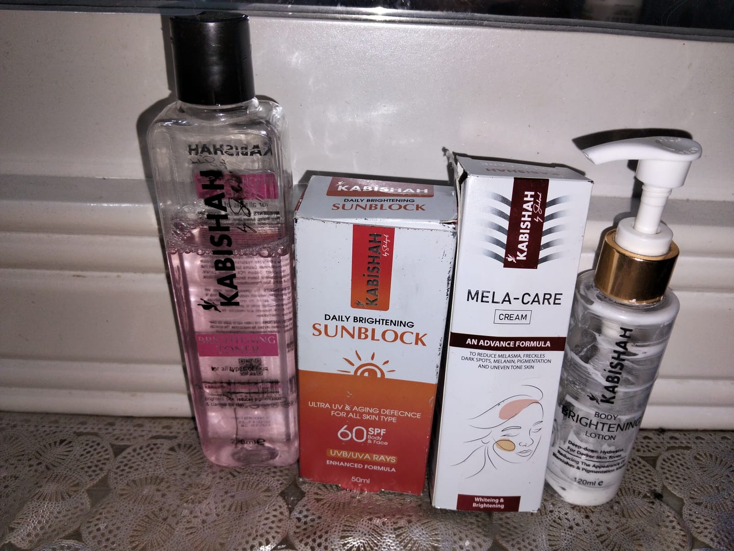 Customer photo review of Mela Care Advanced Brightening Cream