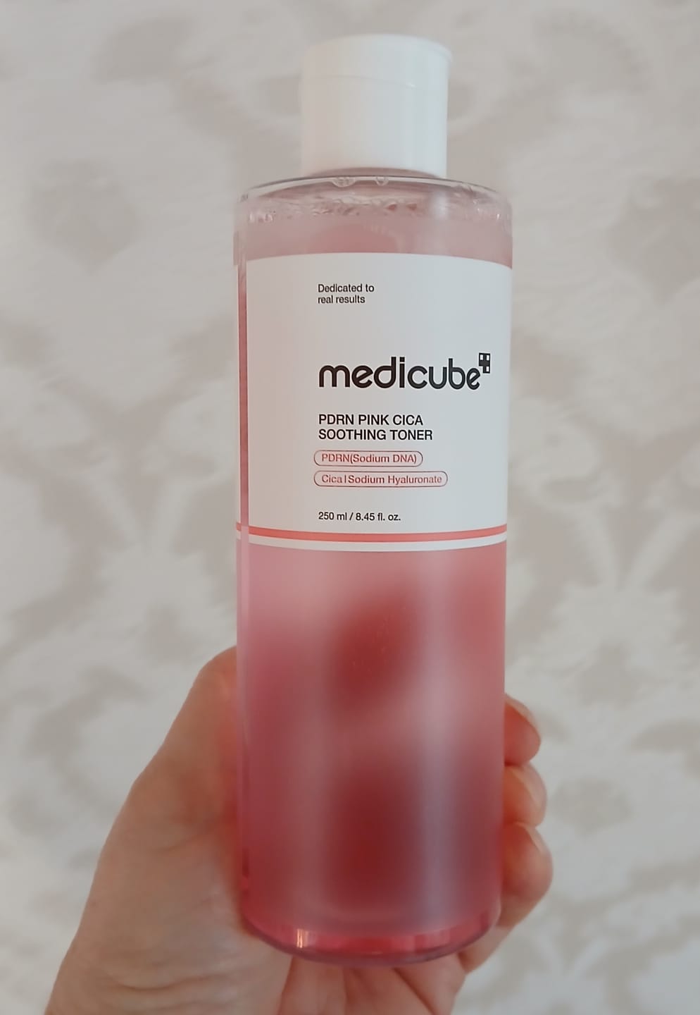 Customer photo review of Nomierinošs toniks Medicube PDRN Pink Cica Soothing Toner