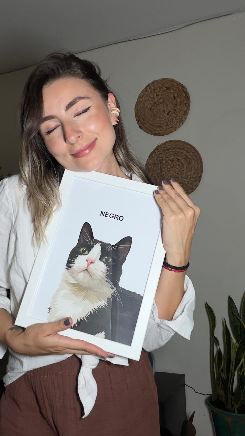 Customer photo review of Retrato Personalizado
