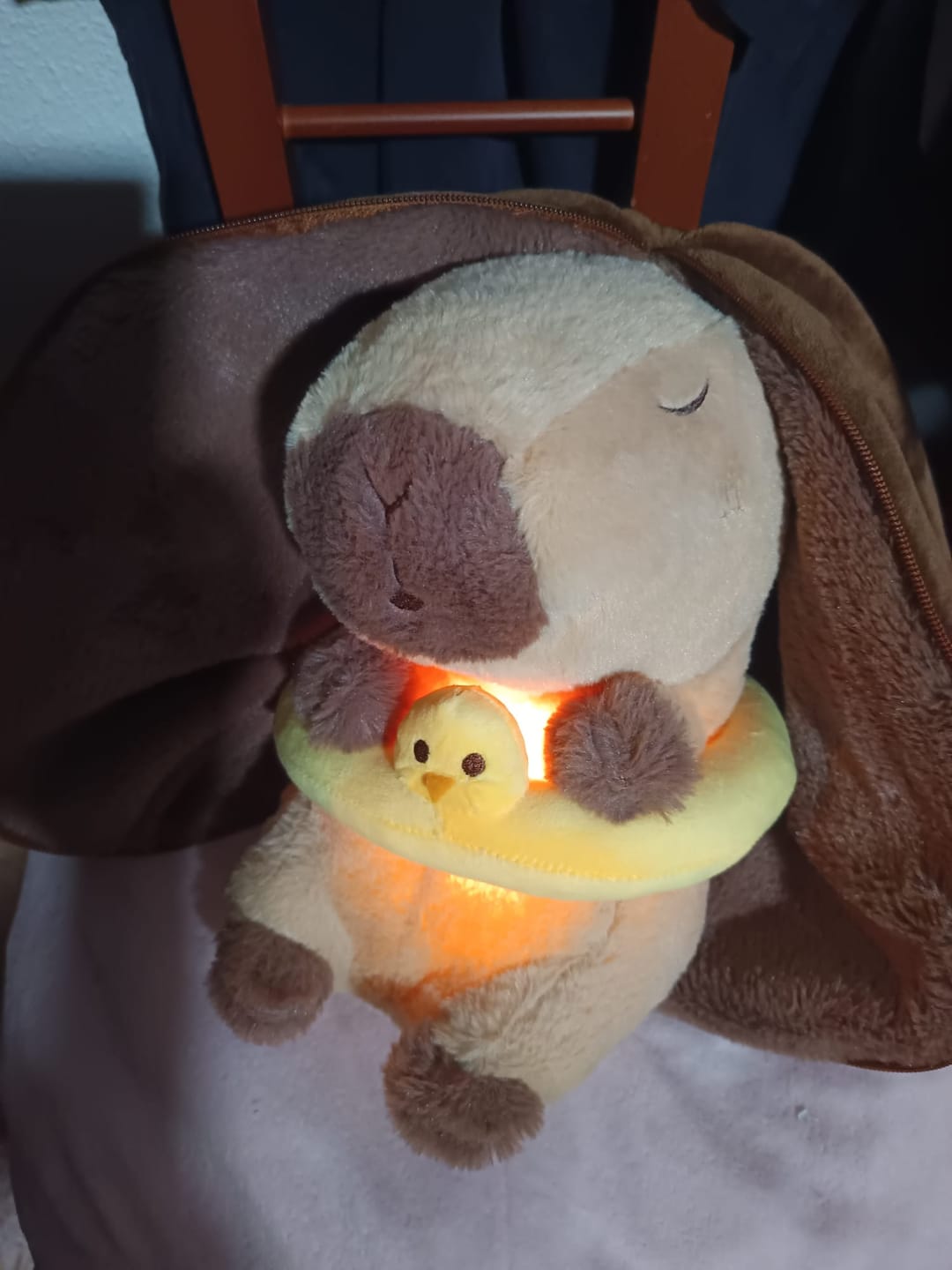 Customer photo review of Premium Breathing Anti-Stress Capybara