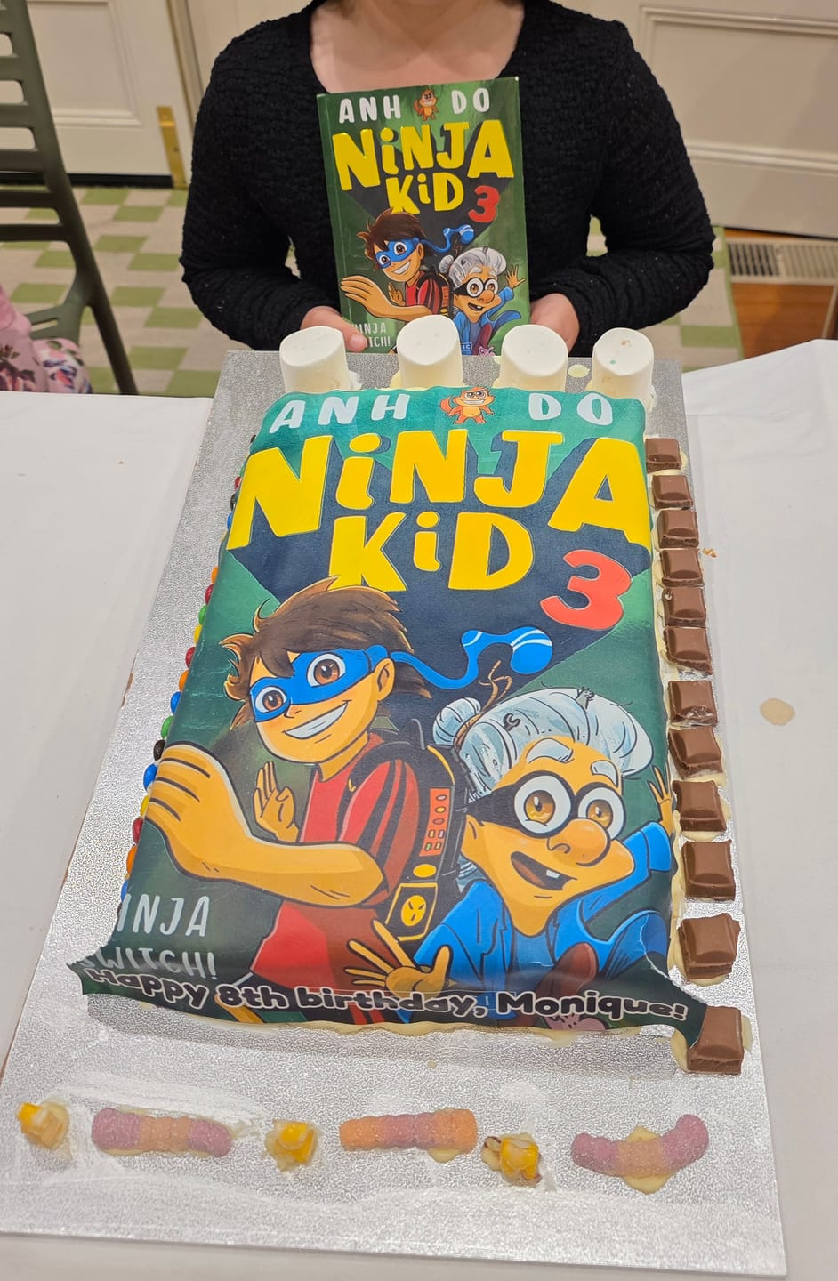 Customer photo review of A3 Rectangle Custom Edible Icing Image