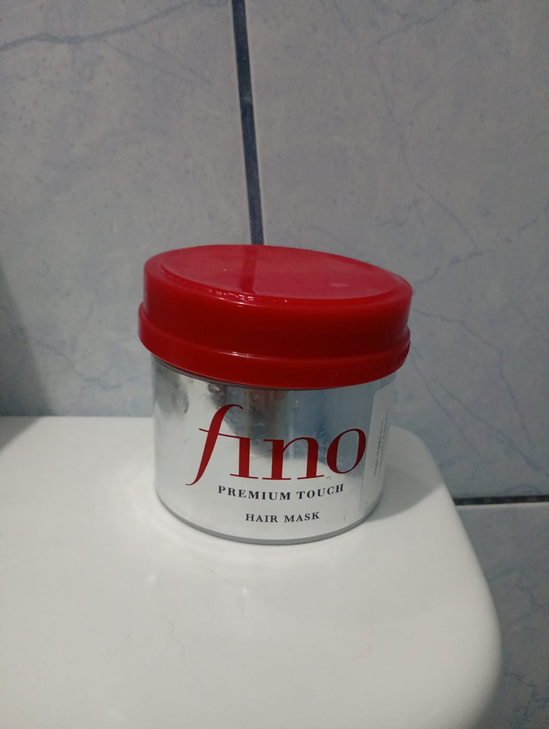 Customer photo review of Fino Premium Touch Hair Mask