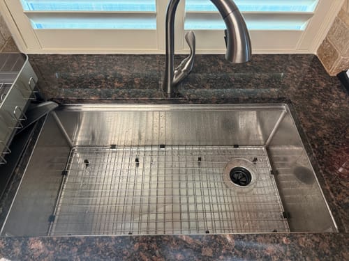 Customer photo review of Pleated Splash Guard