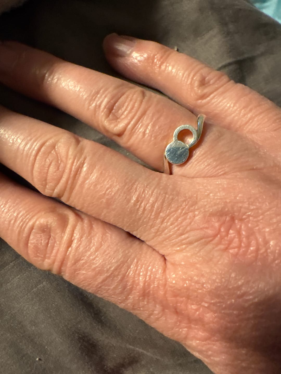 Customer photo review of Empty Tomb Sterling Silver Ring