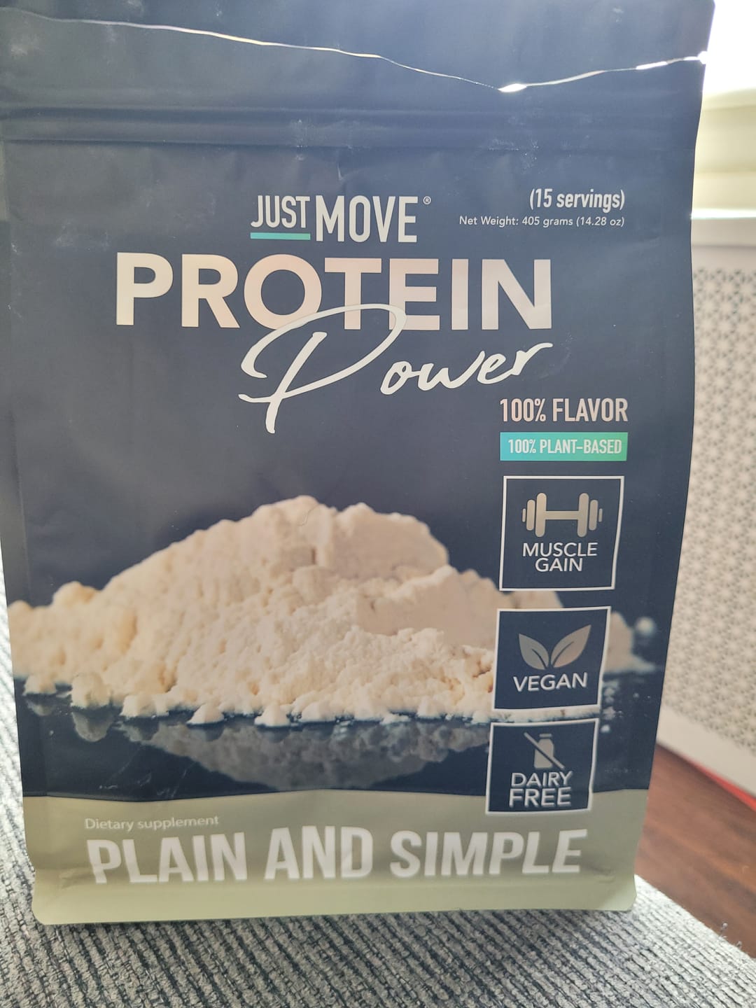 Customer photo review of Plain And Simple - Unflavored Protein