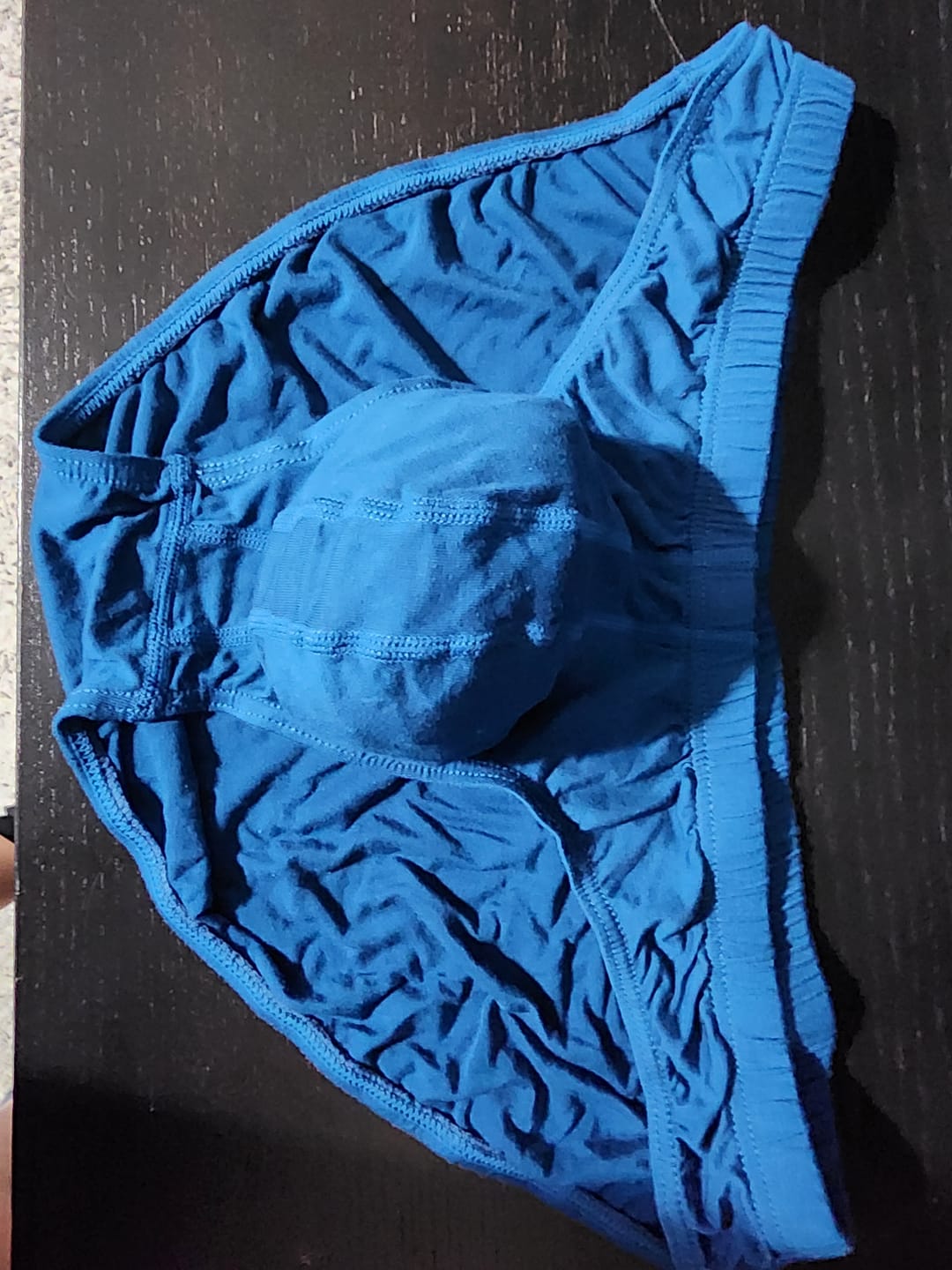Customer photo review of Modal 0in Low-Rise Bikini Briefs No Fly 3pk Black/Blue/Gray