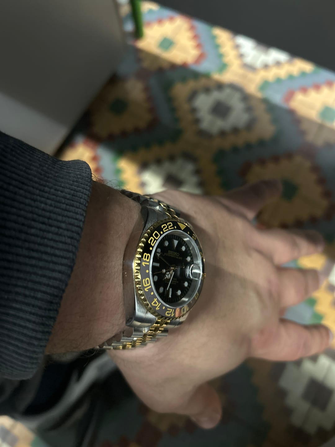 Customer photo review of Custom Seiko GMT 'Zombie'