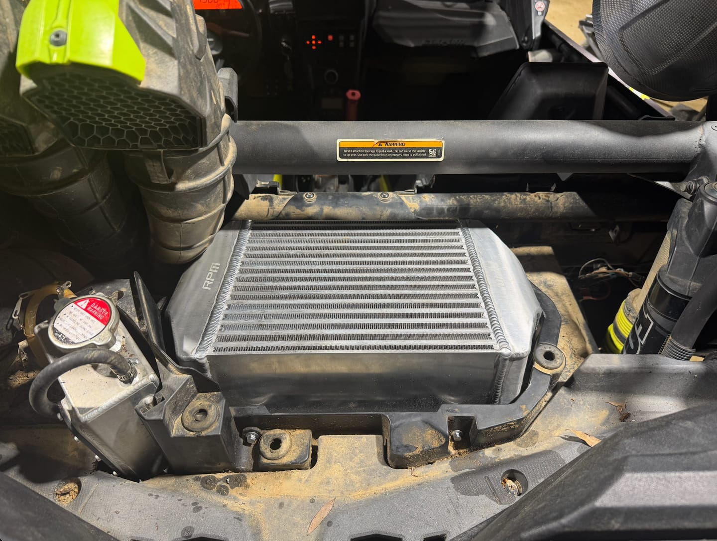 Customer photo review of RPM 2020+ Can-Am X3 Big Core Intercooler 120hp, 172hp & 195hp Upgrade