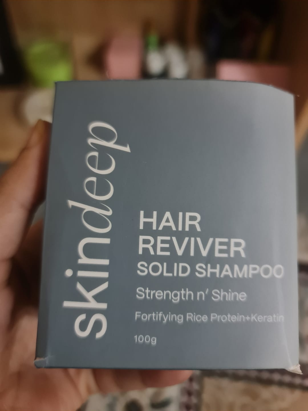 Customer photo review of HAIR REVIVER - Rice Protein Solid Shampoo