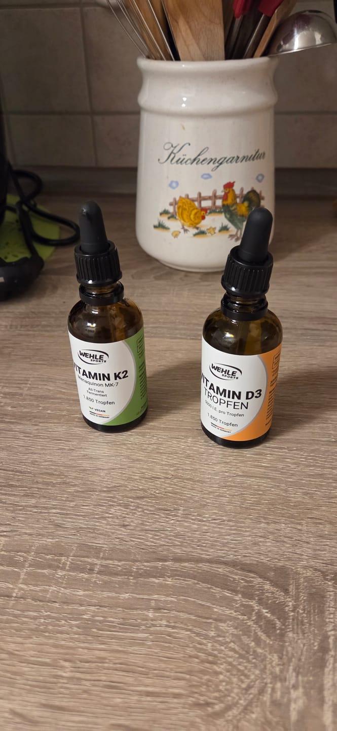 Customer photo review of Wehle Sports Vitamin K2 MK7 Tropfen - 50ml  1850 Tropfen