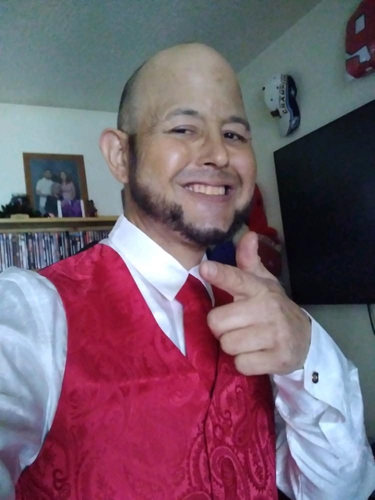 Customer photo review of Hisdern Men's Red Paisley Vest Tie Set For Weddings