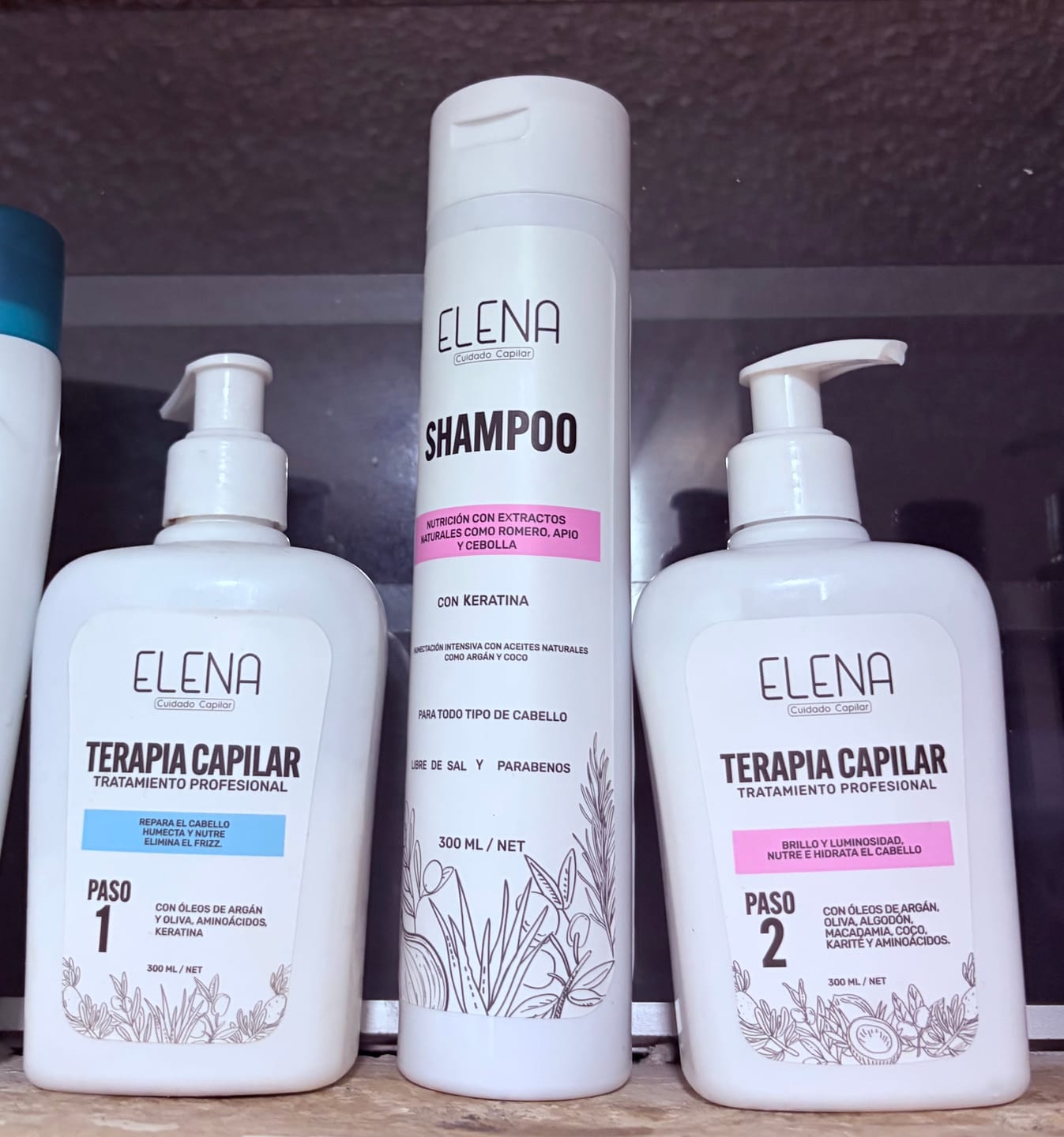 Customer photo review of 🥰 Reparador Total 2 en pasos+ Polimero+ Shampoo crecimiento