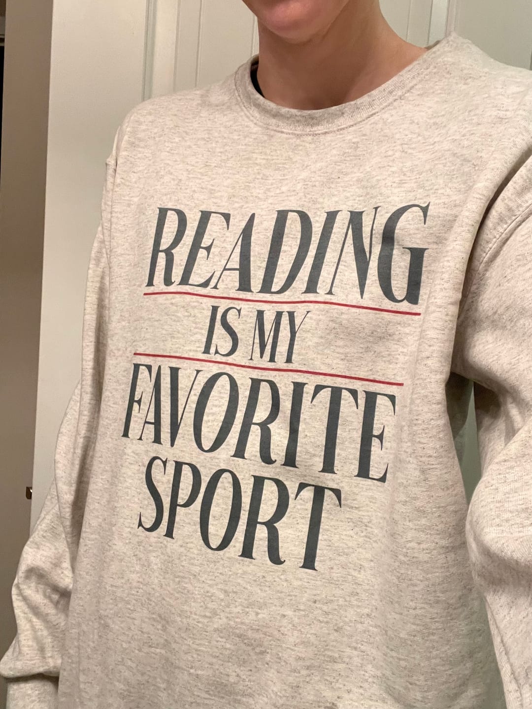 Customer photo review of Reading Is My Favorite Sport