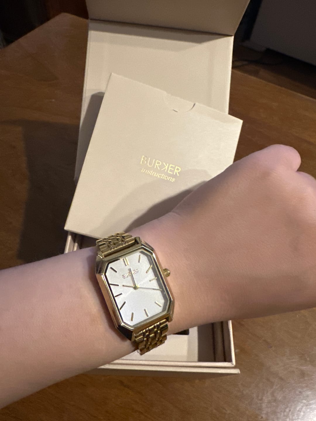 Customer photo review of Ava Gold Bracelet