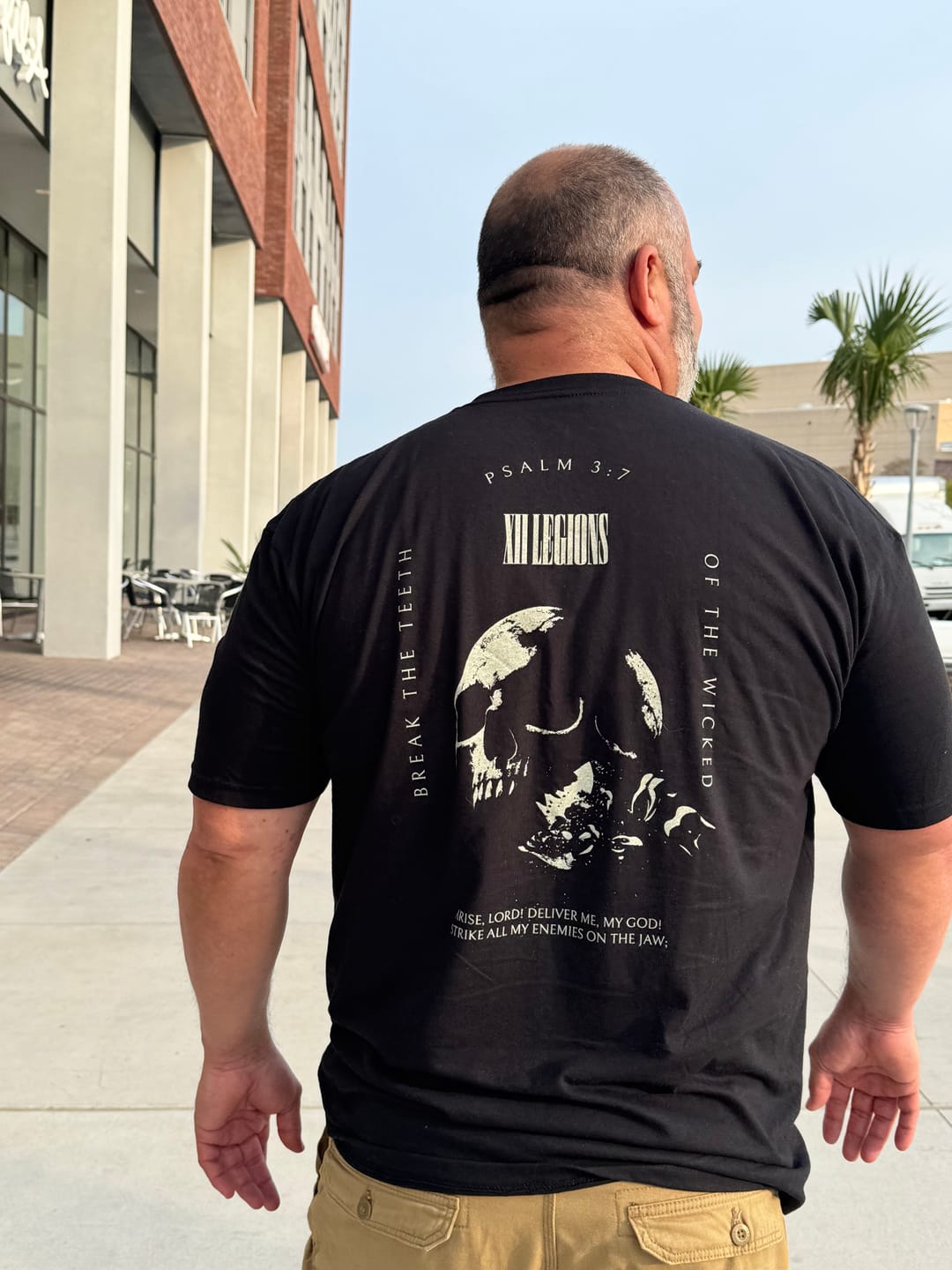 Customer photo review of ISAIAH 6:8 T-shirt