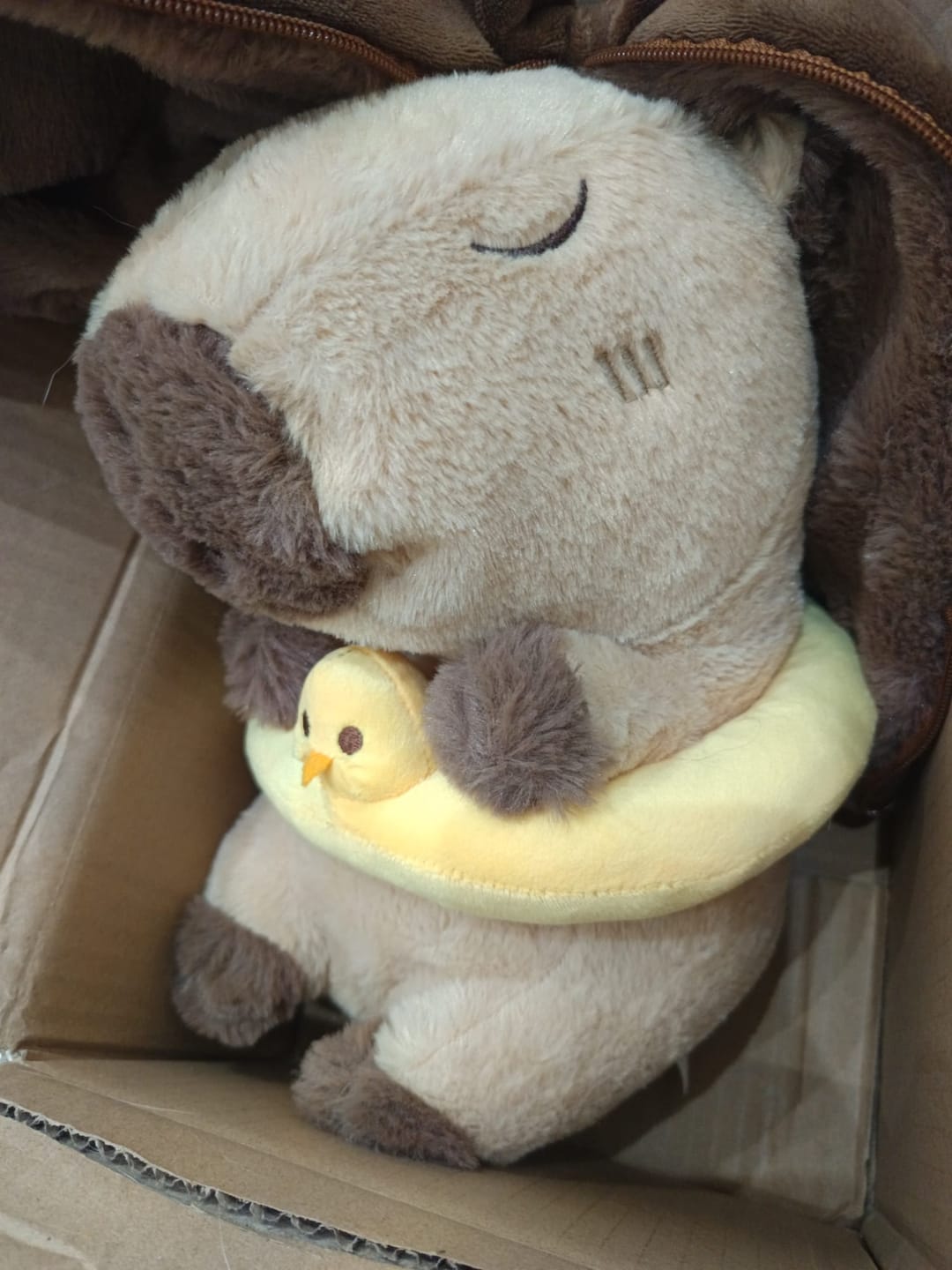 Customer photo review of Premium Breathing Anti-Stress Capybara
