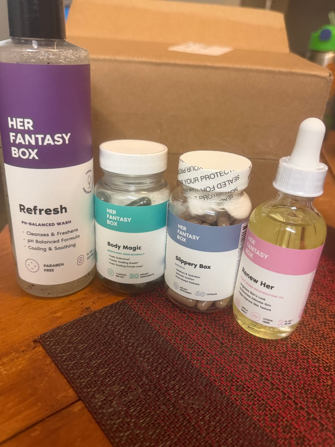 Customer photo review of Her Fantasy Starter Kit