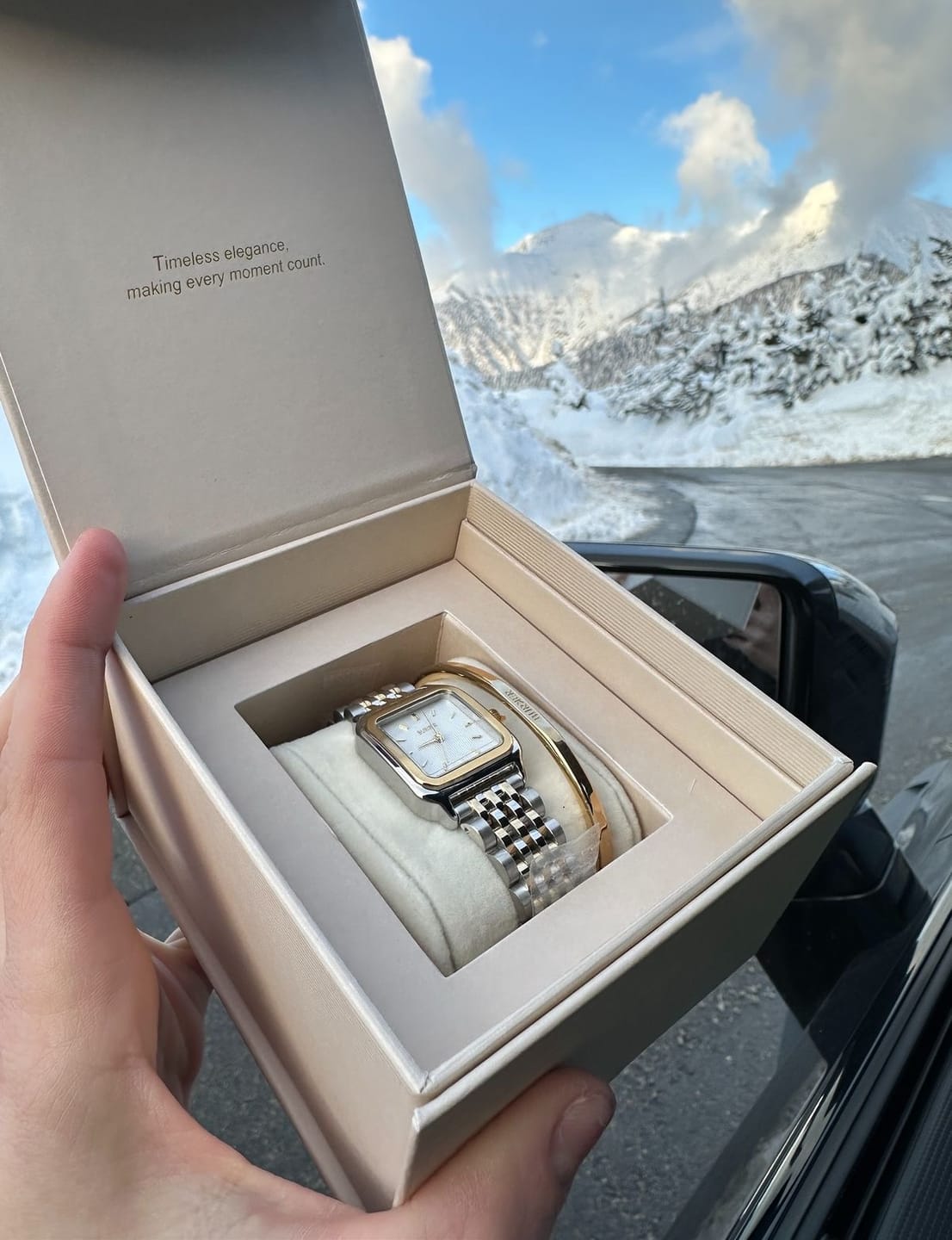 Customer photo review of Macy Gold Silver
