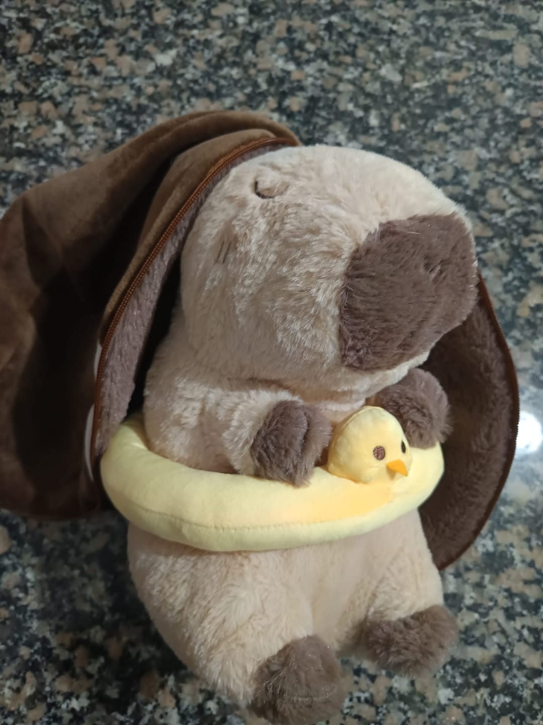 Customer photo review of Premium Breathing Anti-Stress Capybara