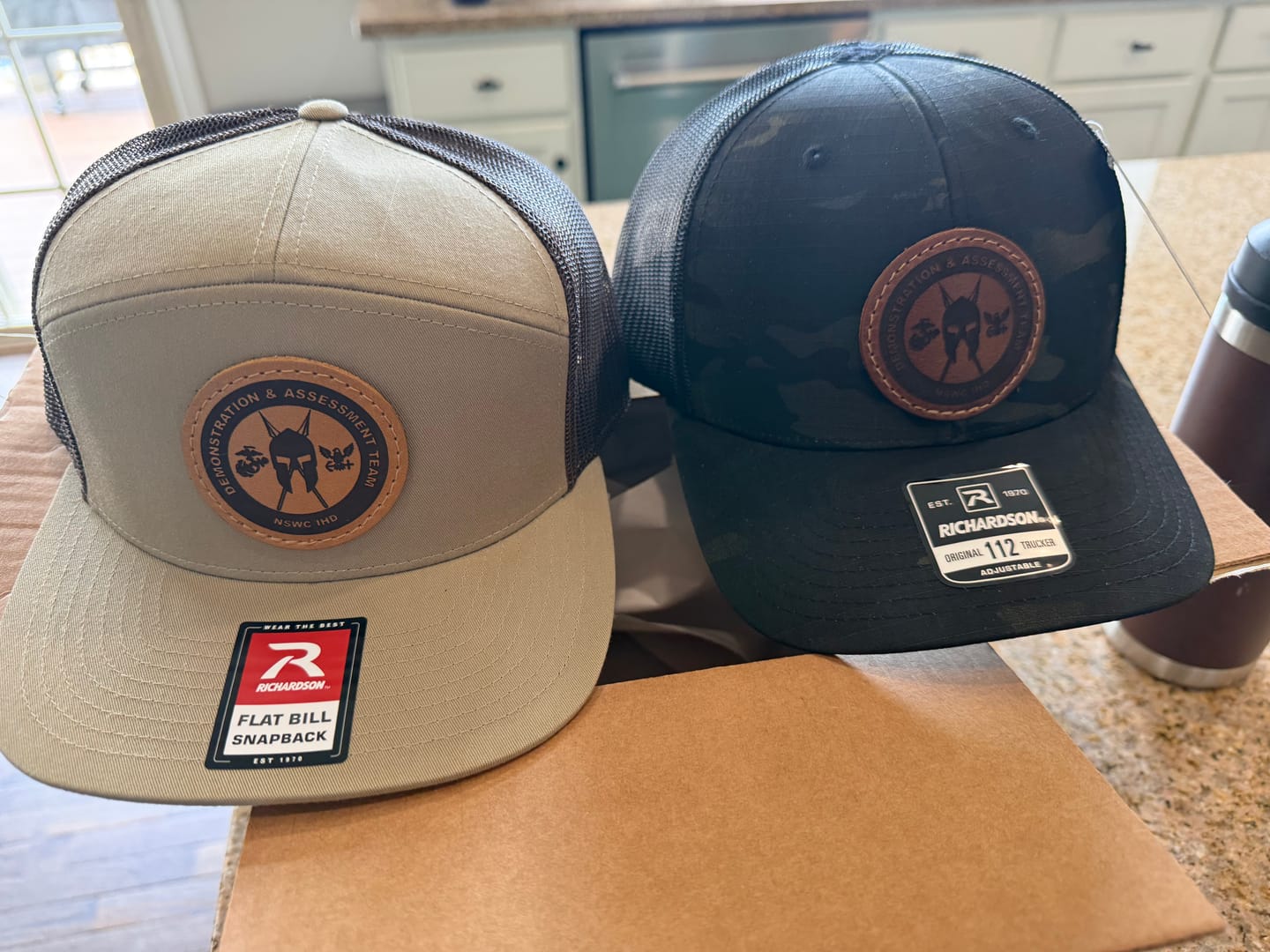 Customer photo review of Richardson 862/112PT Camo Custom Leather Patch Hat