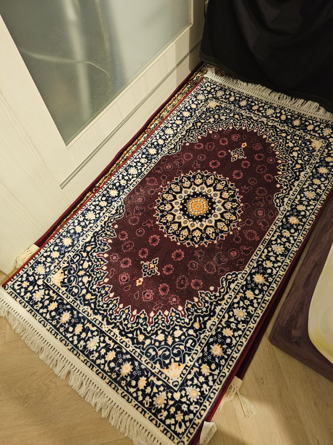 Customer photo review of Moroccan Padded Prayer Mat