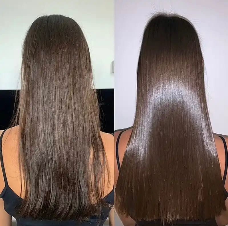 Customer photo review of Veganes Haaröl für schnelles Wachstum