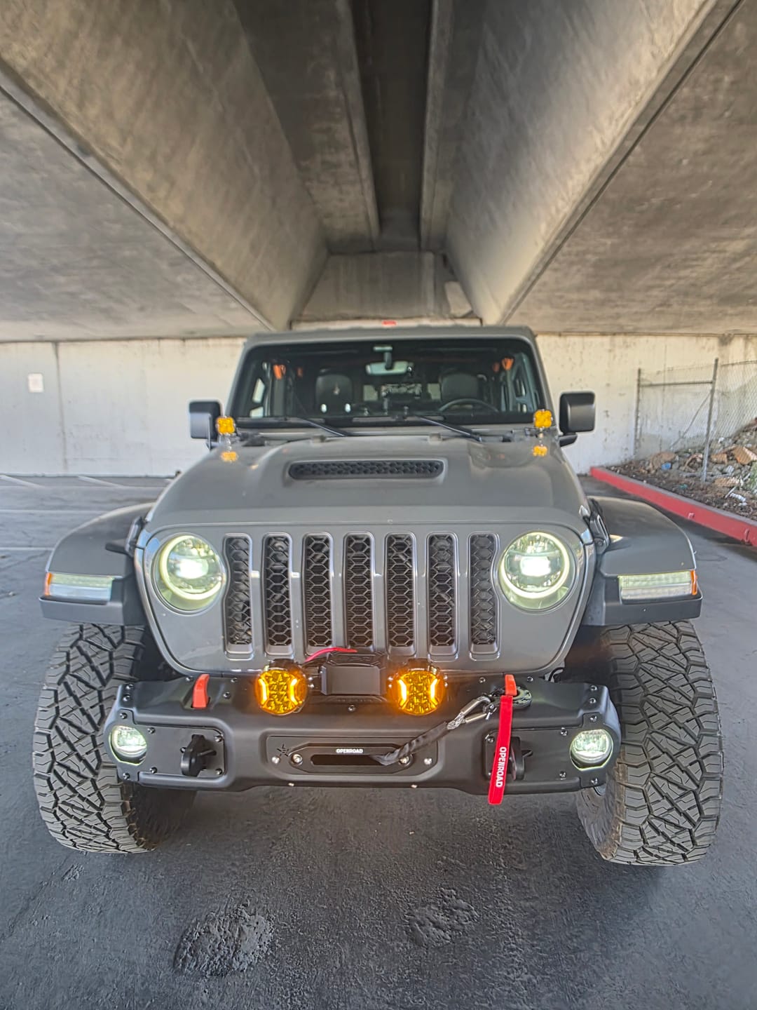 Customer photo review of OPENROAD 12,000lbs Electric Winch with Synthetic Rope-Panther Series 3S