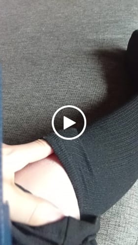 Customer video review of Støttestrømper