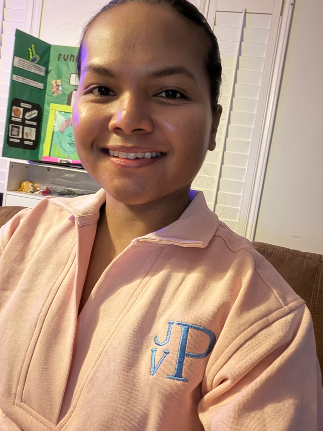 Customer photo review of Monogrammed Women's Coastal Sweatshirt